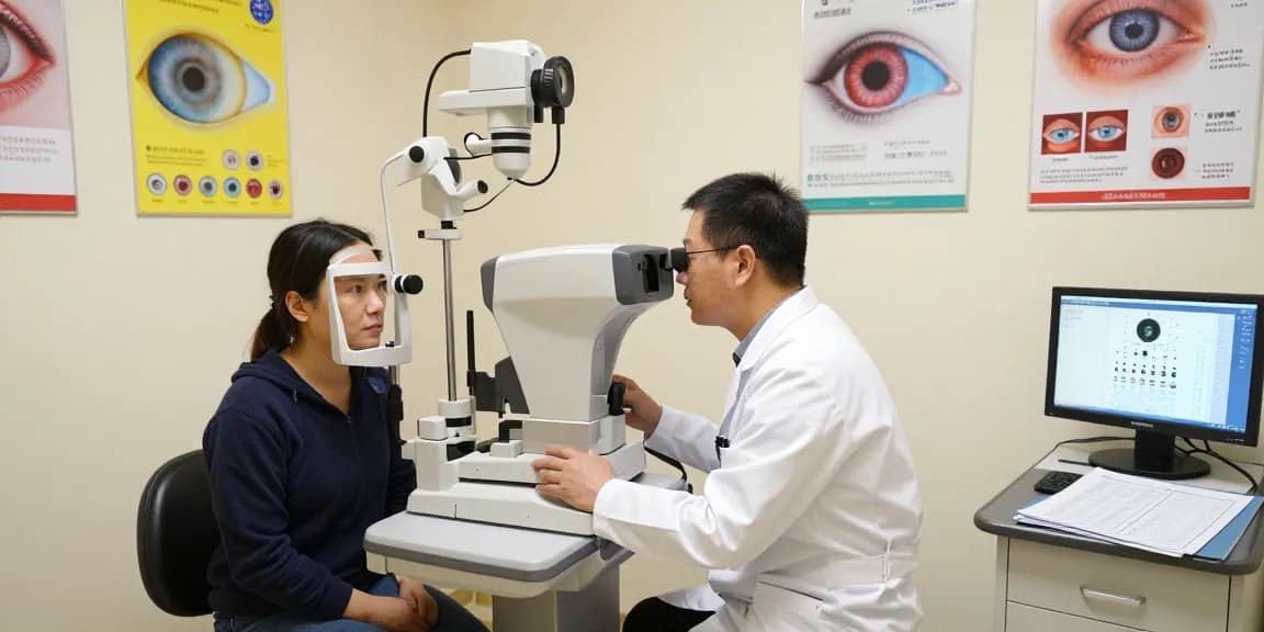 Advanced eye examination at SNU Eye Clinic showcasing personalized vision care at https://snuseoulglobal.com.
