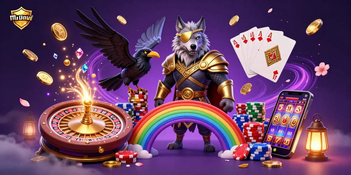 Experience แทงบอล betting excitement with a Norse-inspired scene featuring Odin, gold chips, and vibrant action.