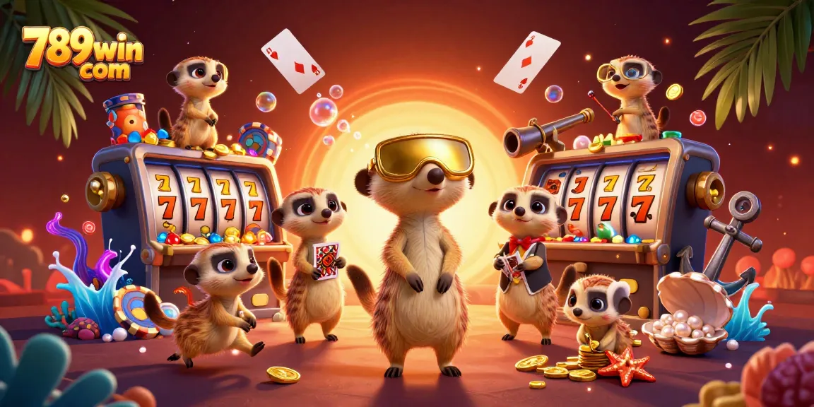 Experience thrilling gameplay with 789win com's immersive casino action featuring vibrant meerkat characters.