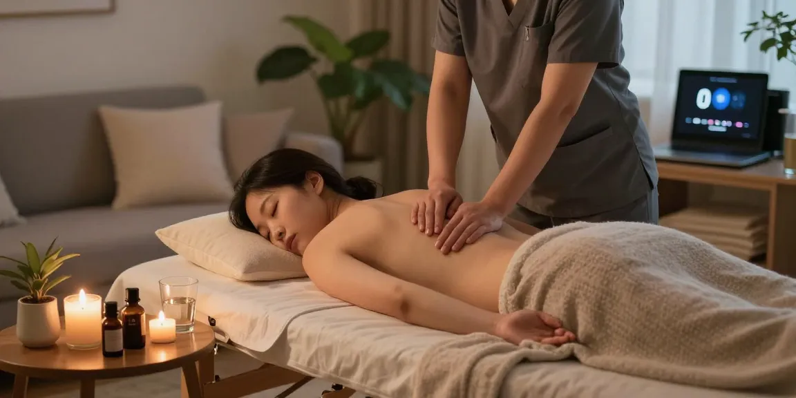 Enjoying 서울출장마사지 at home with a professional therapist in a relaxing atmosphere.