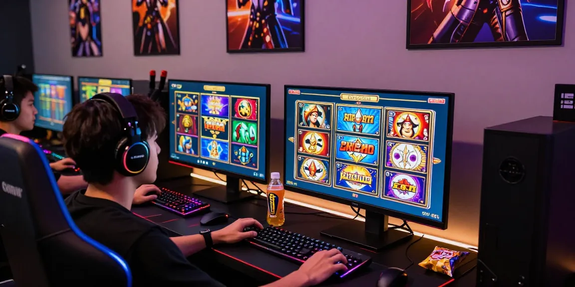 Engaging online gaming moment at https://hero138loginku.com with vibrant slot graphics and immersive atmosphere
