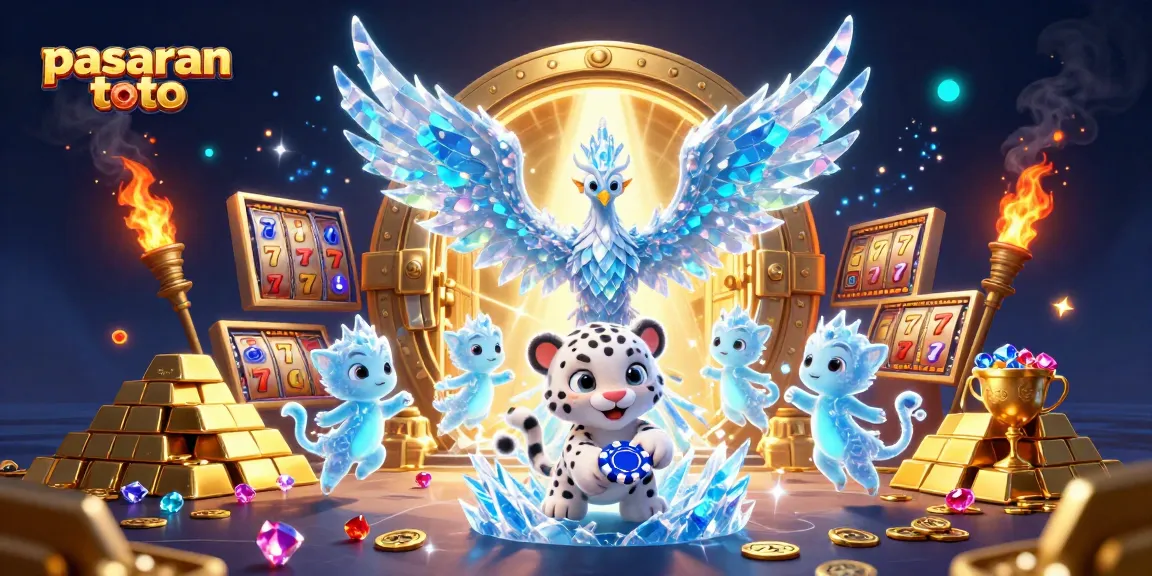 Experience the excitement of pasaran toto with a dazzling display of casino treasures and magical creatures.
