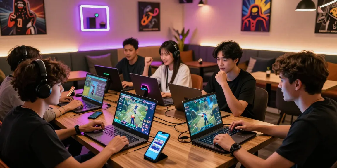 Vibrant iGaming community at https://naga2000.blog with friends enjoying multiplayer sessions.