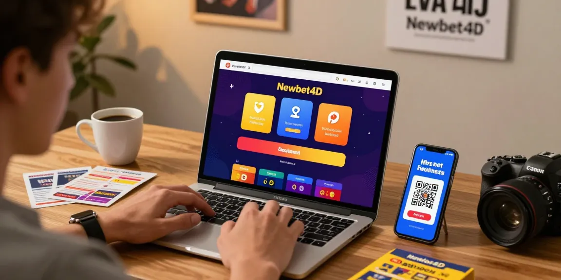 Engaging user on Newbet4D online betting platform with deposit options.