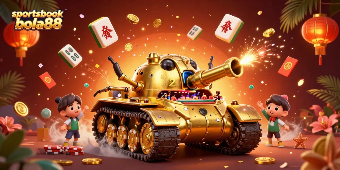 Engage in thrilling action at sportsbook bola88 with colorful casino elements and festive energy!