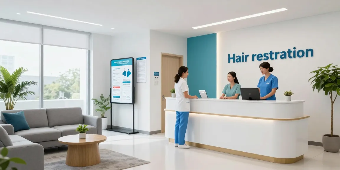 "Expert hair transplant turkey services at a modern health clinic highlighting patient care and doctor consultations in a reassuring setting."