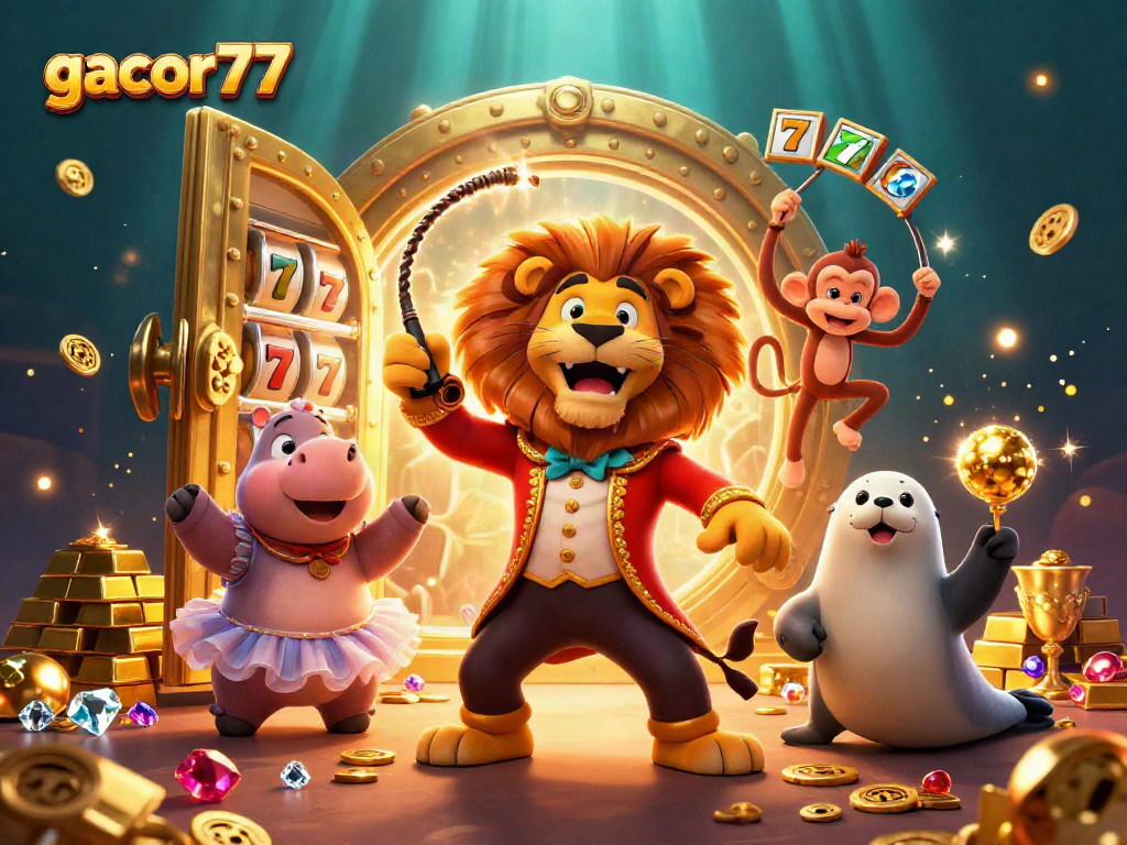 Gacor77 mengarahkan pemain untuk meraih slot jackpot dalam suasana penuh kilauan dan keuntungan.