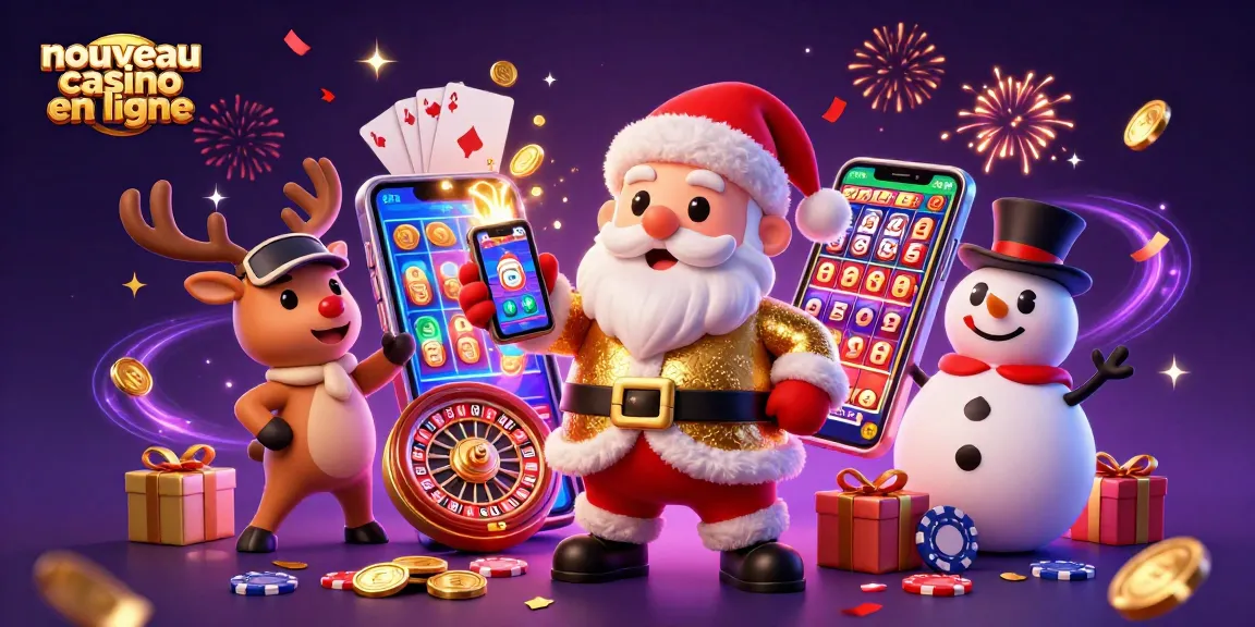 Vivez l'excitation des nouveau casinos en ligne avec des personnages festifs et des jeux palpitants !