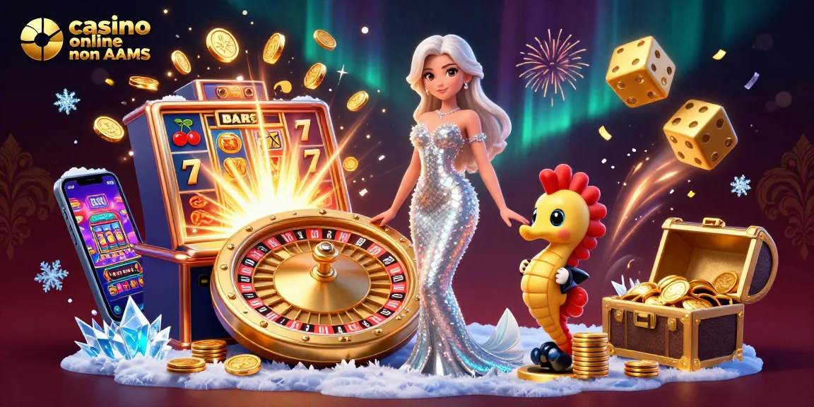 Vivi l'emozione dei casinò online non AAMS con straordinari personaggi 3D che si divertono con giochi e jackpot.
