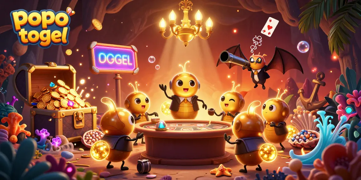 Experience the thrill of popo togel in a vibrant cave casino illuminated by glowworm lights.