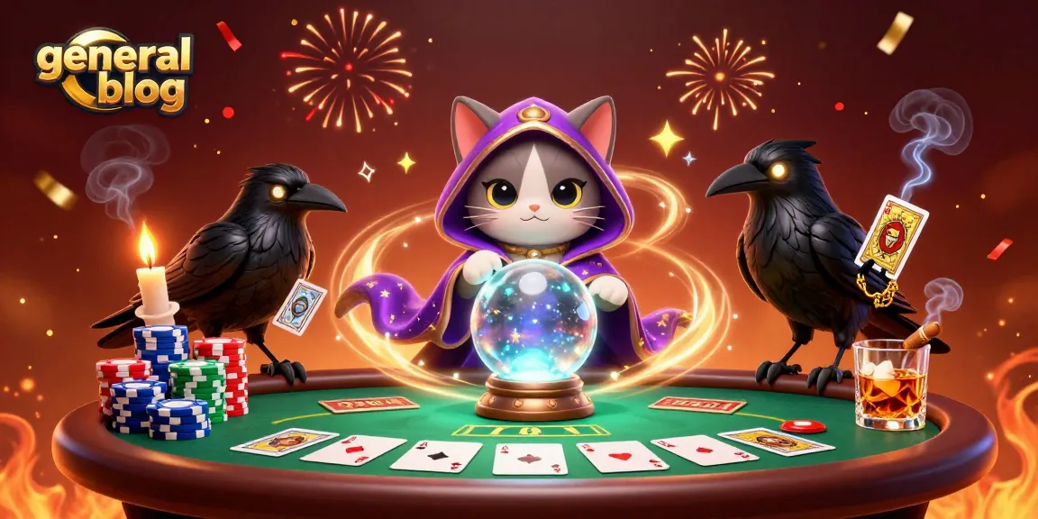 Engage in a spellbinding gambling experience with the general blog featuring mystical characters and poker elements.