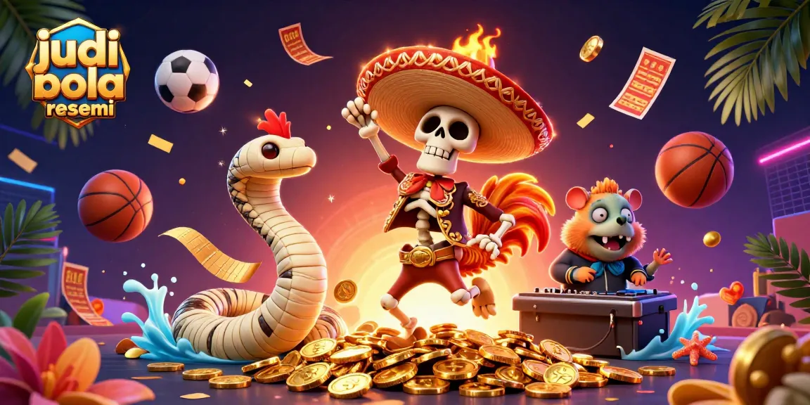 Experience judi bola resmi excitement with dynamic sports characters and betting elements