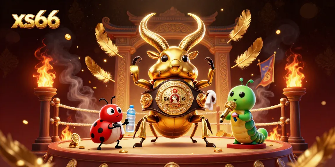 Experience the vibrant casino atmosphere with xs66's unique characters in action, surrounded by dynamic gaming elements.