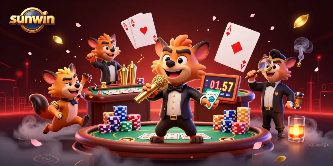 Engage in winning strategies at Sunwin's vibrant comedy casino scene
