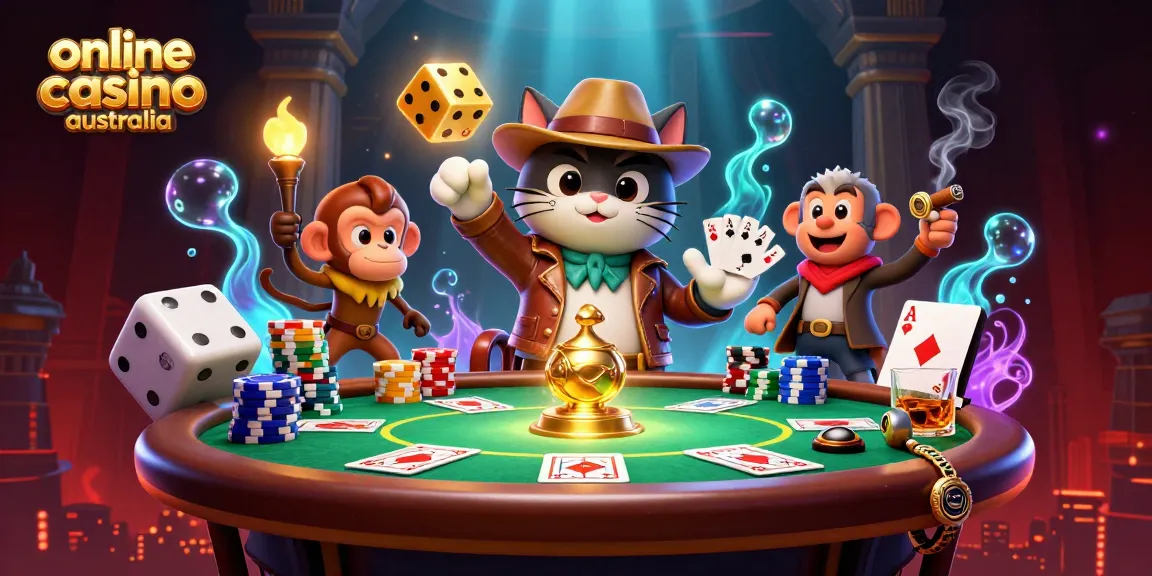 Experience thrilling adventures at an online casino Australia with a cat archaeologist discovering treasures.